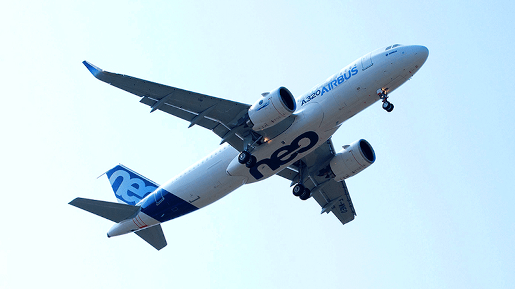 Pratt & Whitney GTFs on an A320