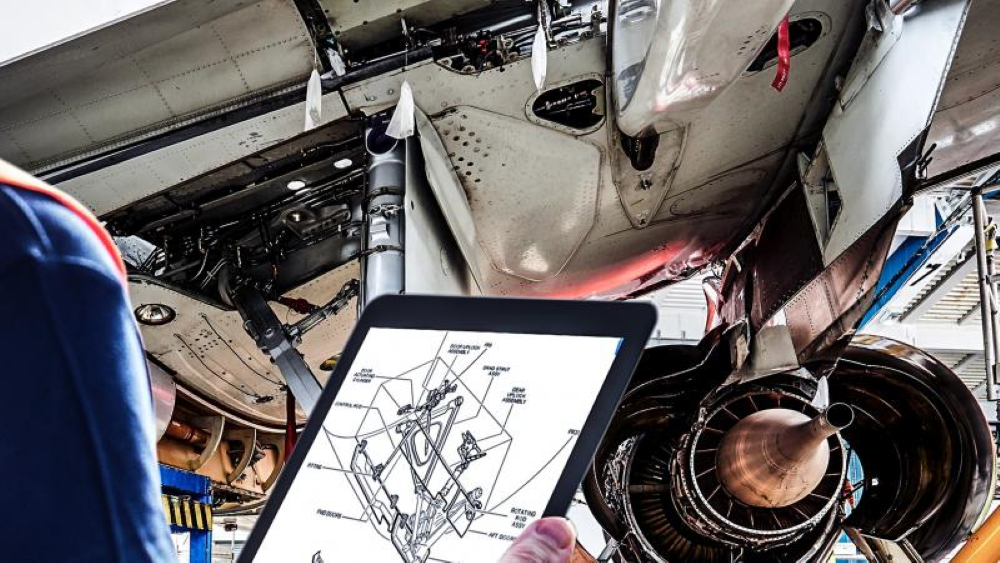 Trax software on tablet