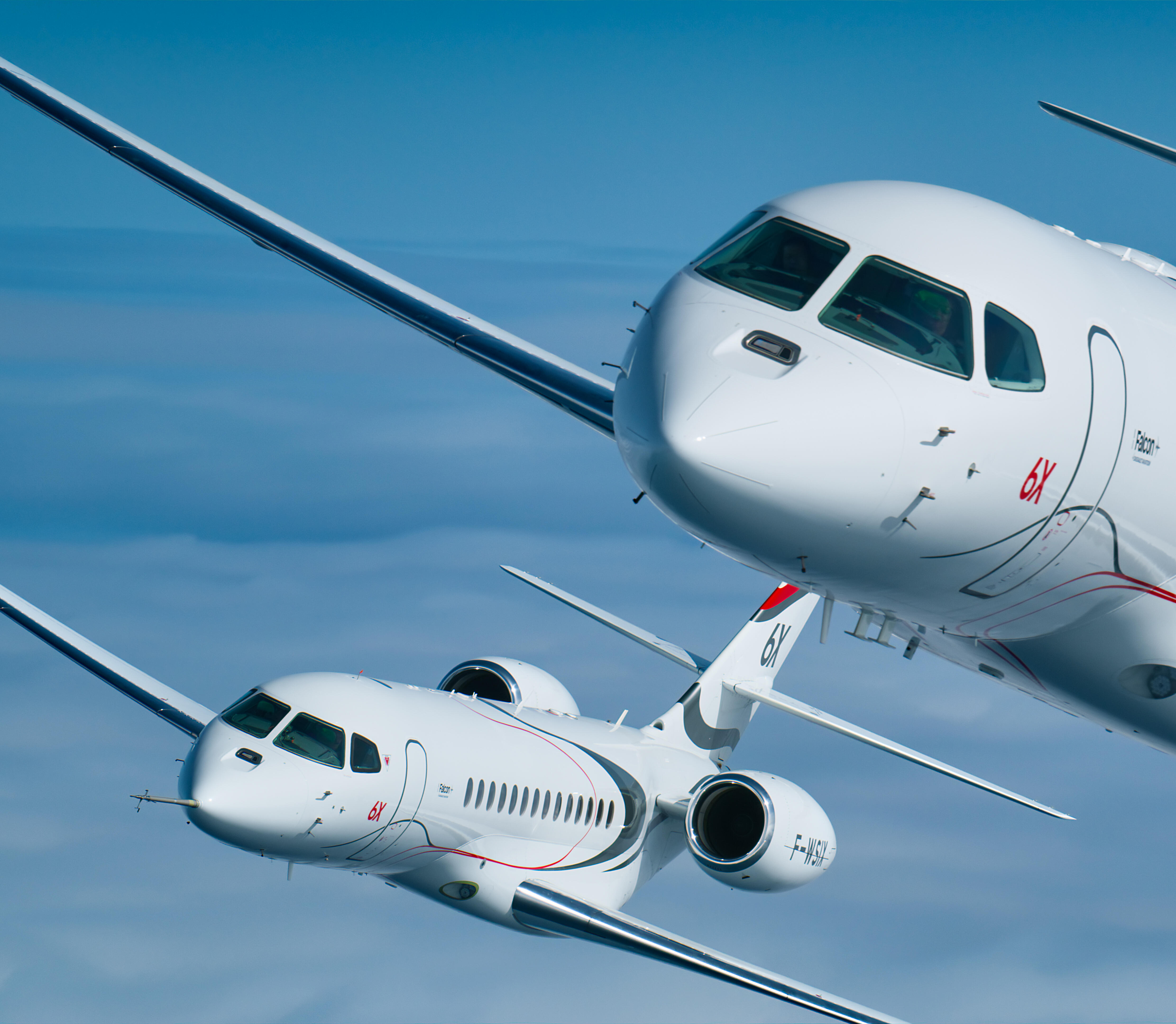 Two Falcon 6Xs