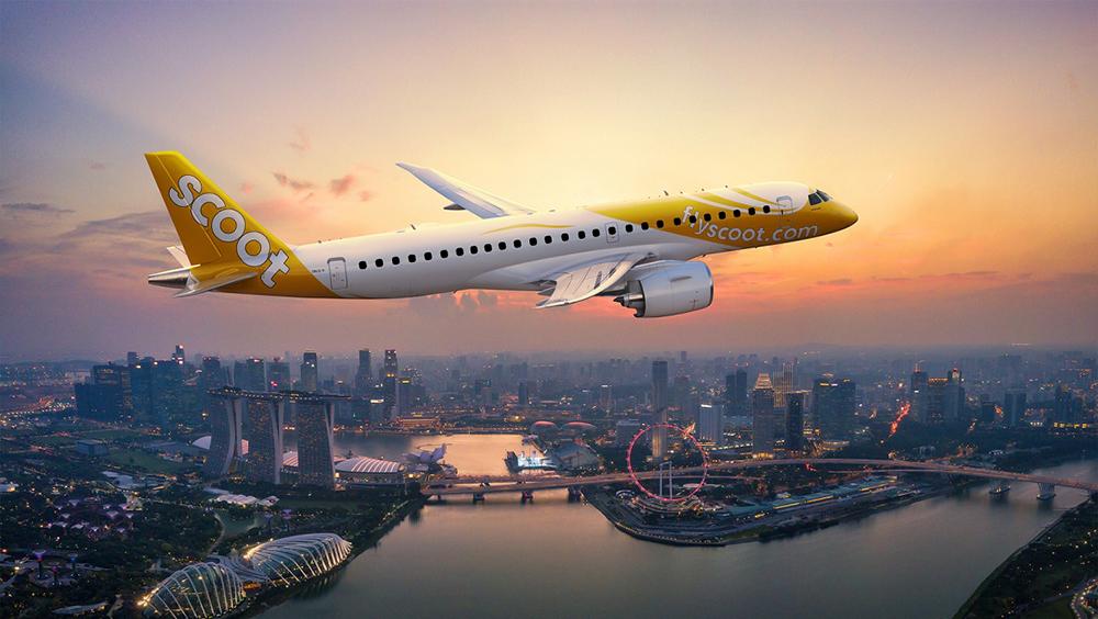 Scott Embraer E190-E2 aircraft