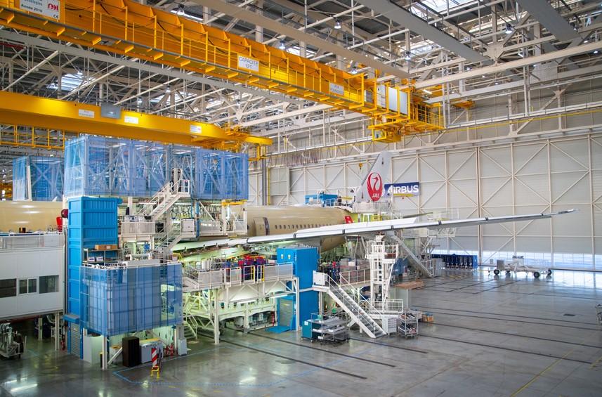 Airbus facility Japan Airlines