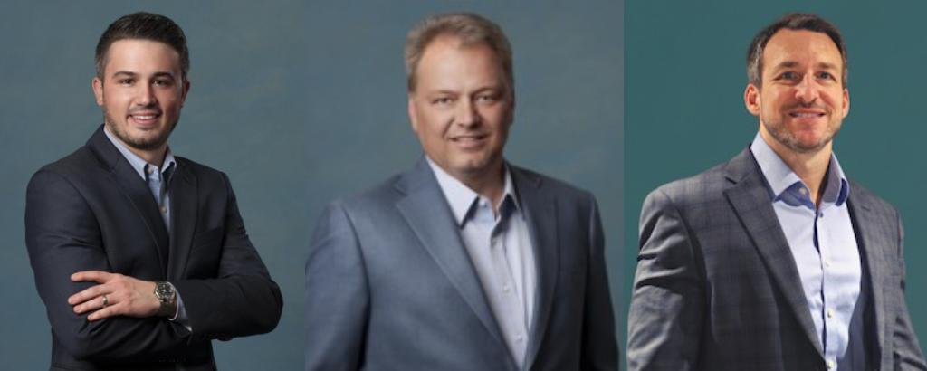 Mike Reporto, Jason Adams and Mike Flitcroft