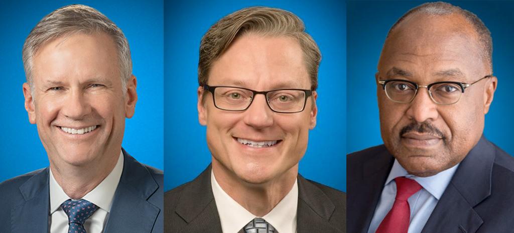 Dan Satterfield, Michael Scott and Lloyd Barker