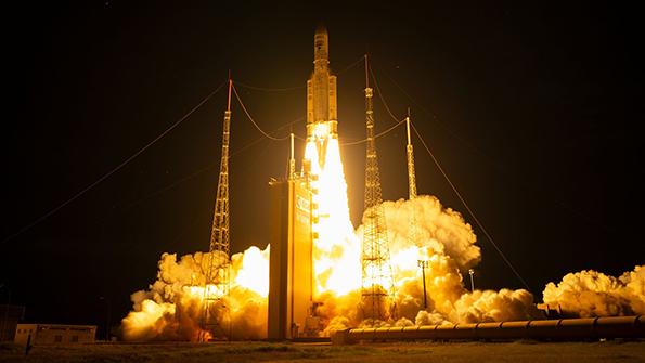 Ariane 5 liftoff