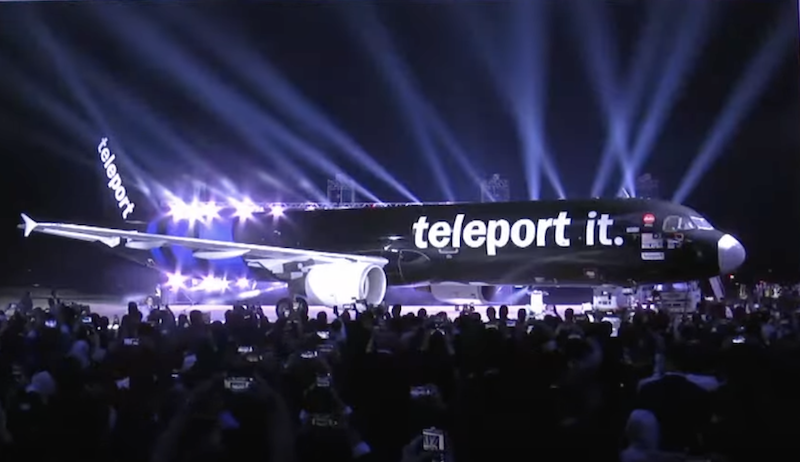 Teleport Airbus A321F
