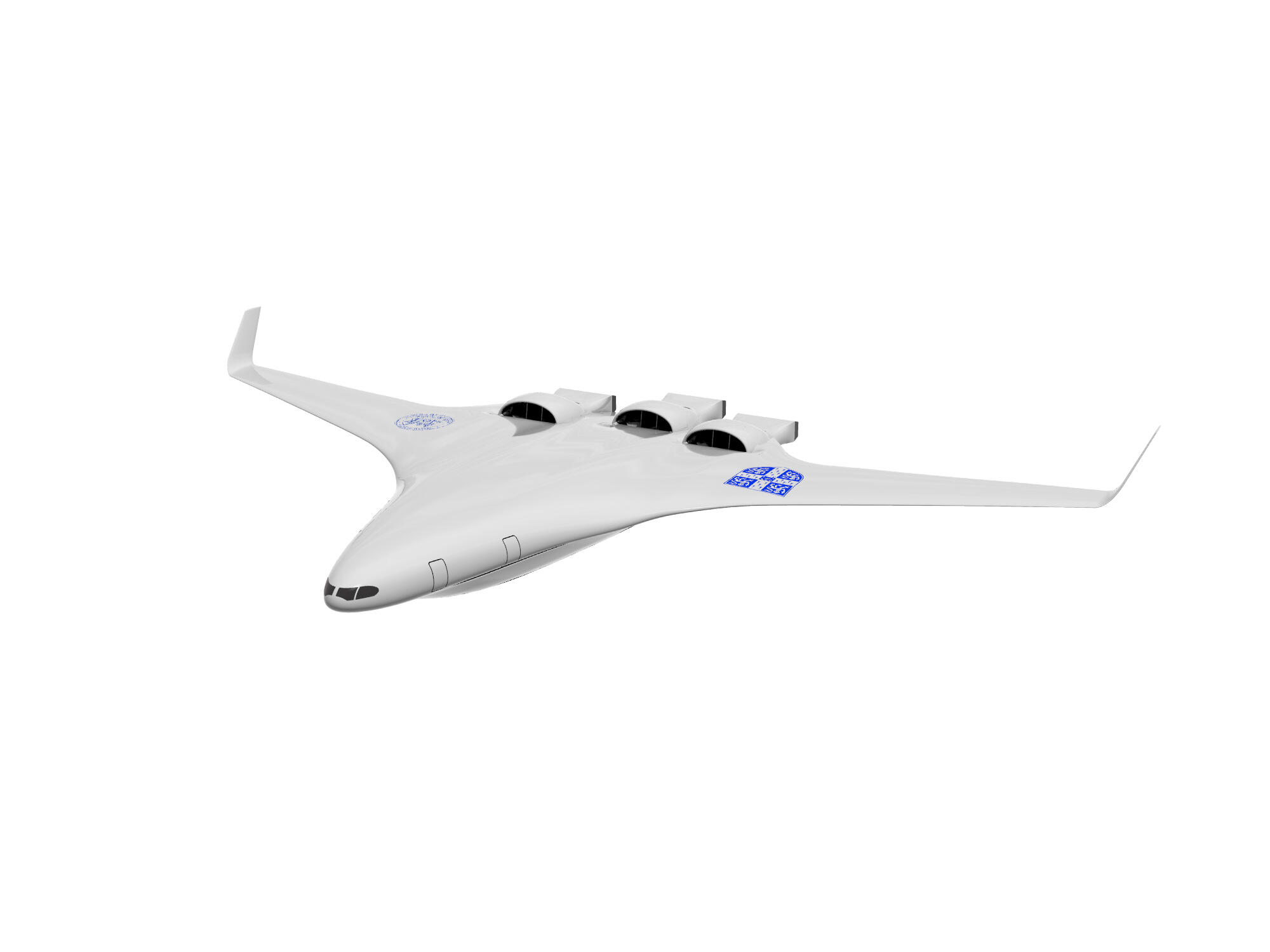 Silent Aircraft eXperimental SAX-40 BWB concept image