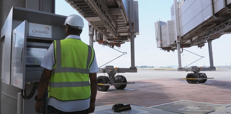 Automated PLB control panel at changi