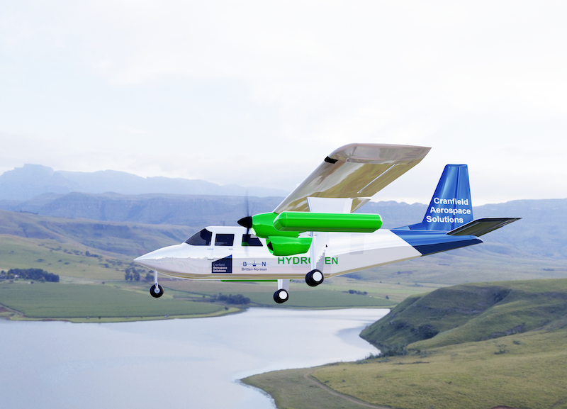 BN-2 islander hydrogen rendering 