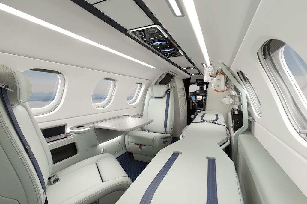 Embraer Phenom 300MED interior