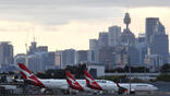 Qantas planes at Sydney Airport