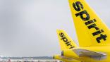 Spirit Airlines tails
