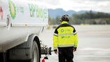 BPBioJet employee with truck