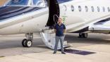 Volato CEO with a Gulfstream G280 