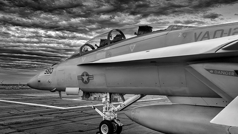 Boeing EA-18G Growler at Grant County International Airport