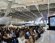 Students participated in signing ceremony.