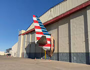 aircraft maintenance facility entrance