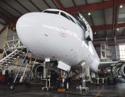 aircraft under maintenance